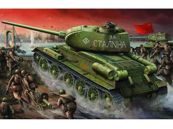 T-34/85 MODEL 1944 “FACTORY NO 174 - full interior detail 1/16