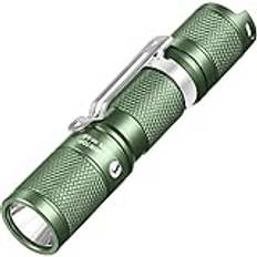 LUMINTOP fickstorlek superljus ficklampa set verktyg AA 3.0 EDC-ficklampa, 900 lumen AA EDC-ficklampa med magnetisk svans och 920 mAh uppladdningsbart batteri, 5 lägen med lägeminne, vattentät torc