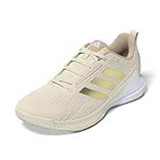 adidas dam Novaflight 2 inomhusskor, vit/guld met./Crystal Sand, 9,5 UK, Off White Gold Met Crystal Sand, 44 EU