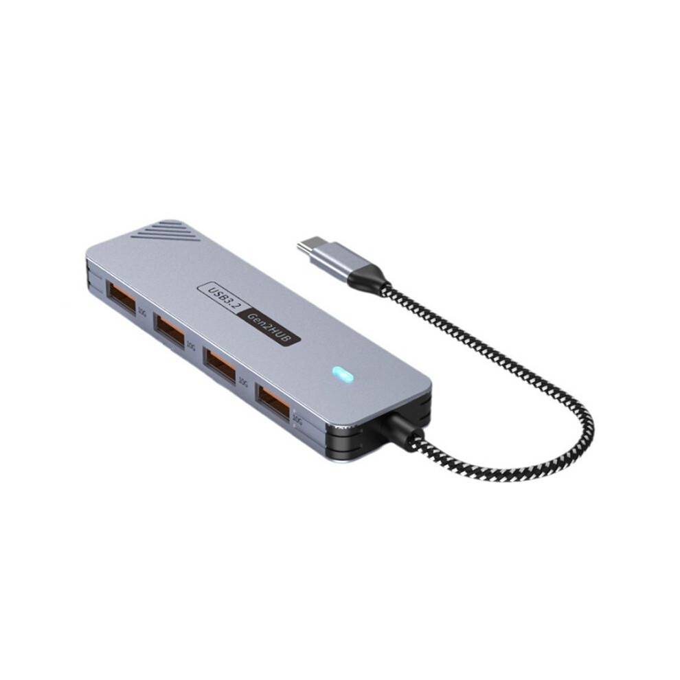 10Gbps USB 3.2 GEN2 HUB USB C HUB High Speed USB Splitter USB Type-C 3.2 HUB
