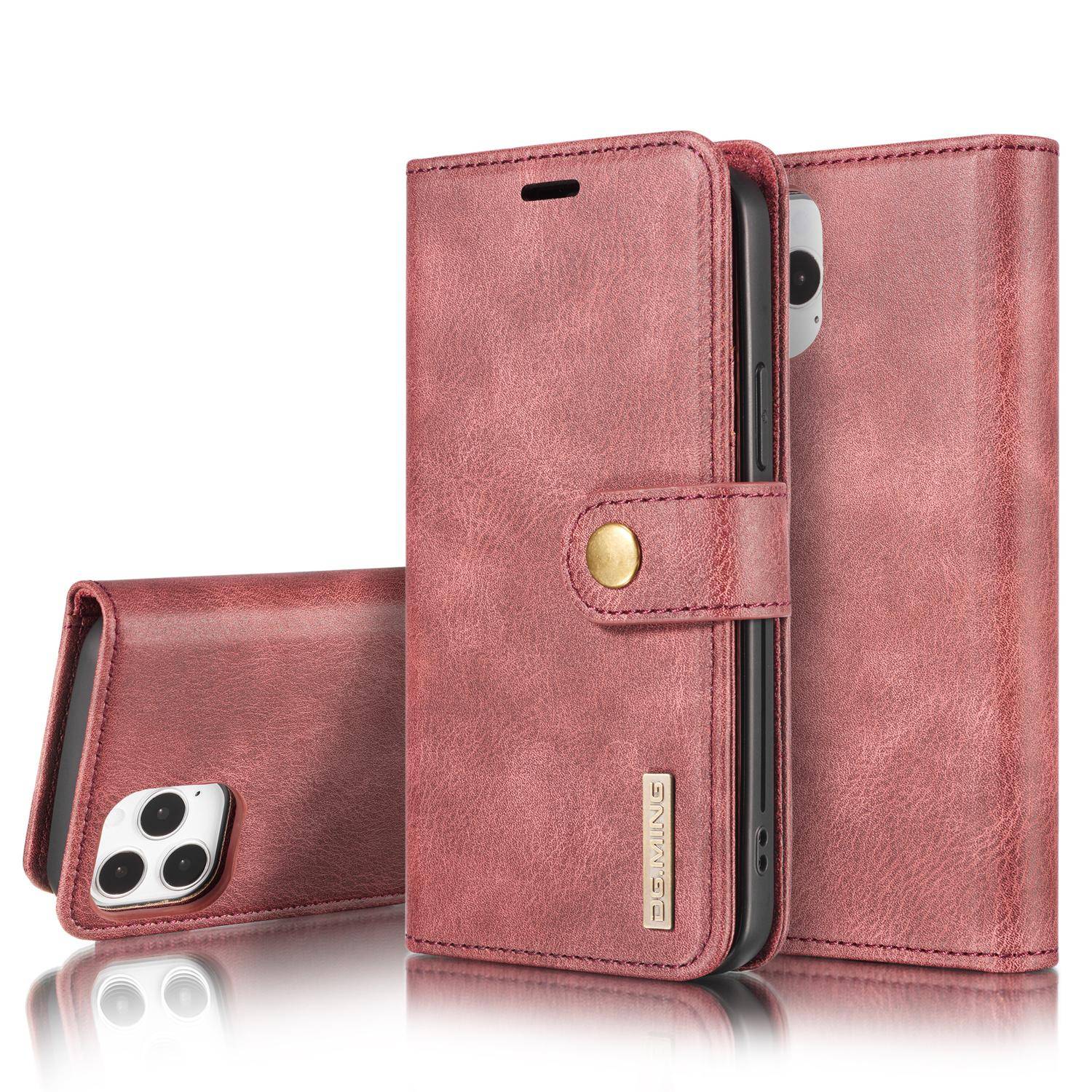 DG.MING magnetfodral iPhone 12/iPhone 12 Pro Red