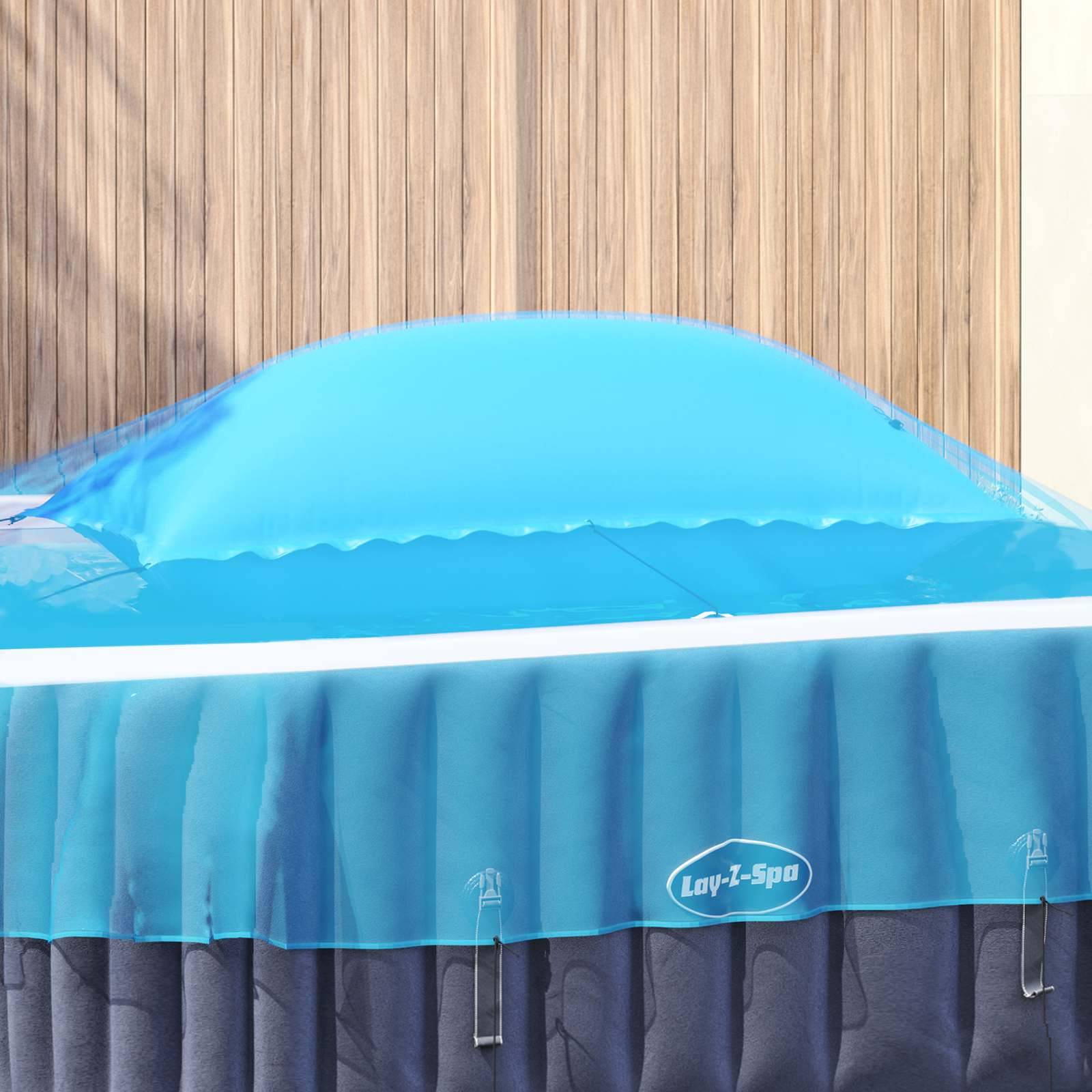 vidaXL Vinter pool pude Blå 380 x 180 x 140 cm PVC