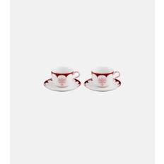 Aquazzura Casa Jaipur set of 2 teacups and saucers - multicoloured - One Size