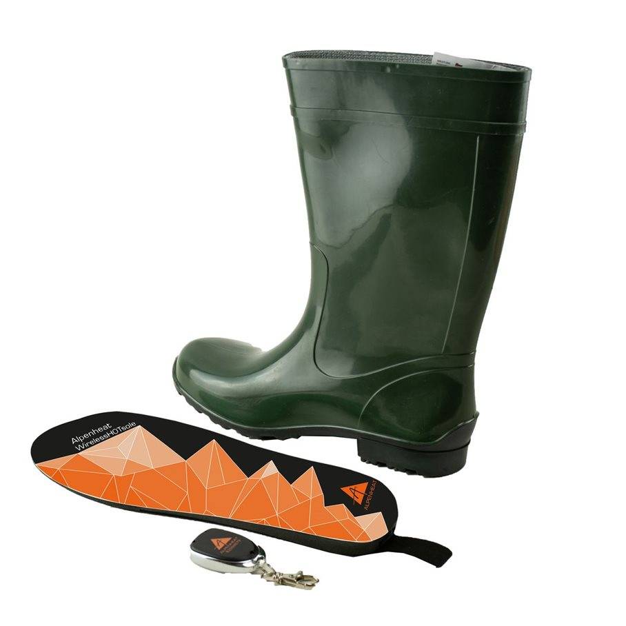ALPENHEAT Värmesulor Trådlösa Hotsole Med Li-Polymer Batteri 35-40 S/M - SVART/ORANGE (L/XL)
