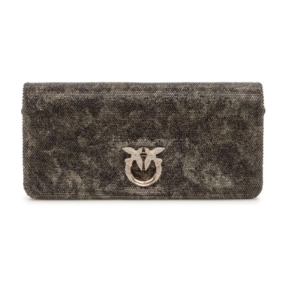 PINKO Click Soft Horizontal Bag - Tasker - Dame - Grøn - ONE SIZE - Uld