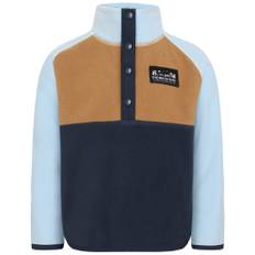 Didriksons Monte Kids 4 Halvknappet Fleecetrøje Navy 140 cm  Blå  140 cm  Unisex