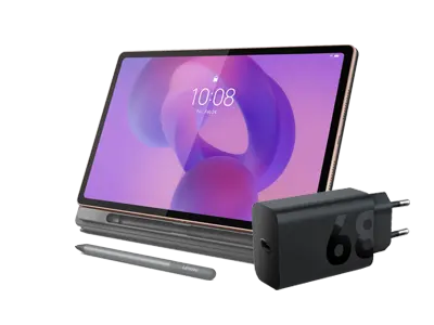 Lenovo Idea Tab Plus Essentials Bundle 8GB 256GB MediaTek Dimensity 6400-processor 2,50 GHz , Android 15 eller nyere, 256 GB UFS 2.2