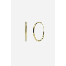 Andcopenhagen - Øreringe hoops - 18 karat guldbelagt 925 sterlingsølv - Dia - Gold-plated / 3,2 cm
