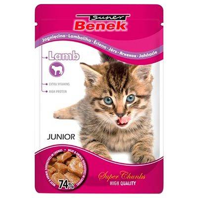 Sparpack: Super Benek Super Chunks Kitten 48 x 100 g