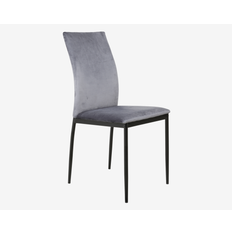 Spisebordsstol Demina i grå velour