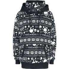EMP Special Collection Christmas Jumper - Svart luvtröja i norsk stil - S XXL - för Dam - svart