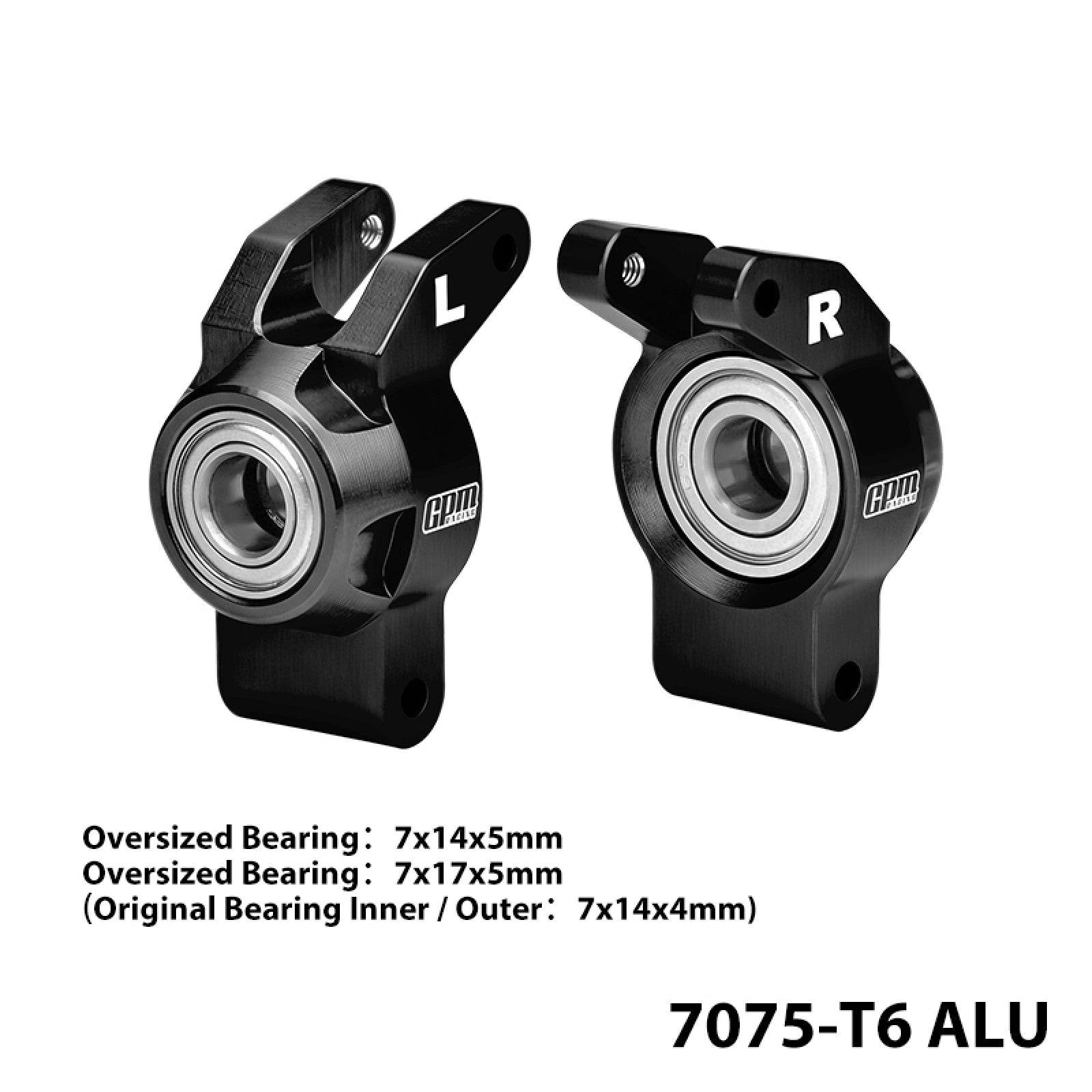 7075-T6 Alloy Rear Hub（Larger Bearings）For ARRMA 1/16 Mini Kraton 3S