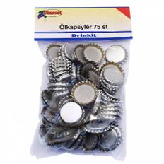 Ölkapsyler silver 75-pack