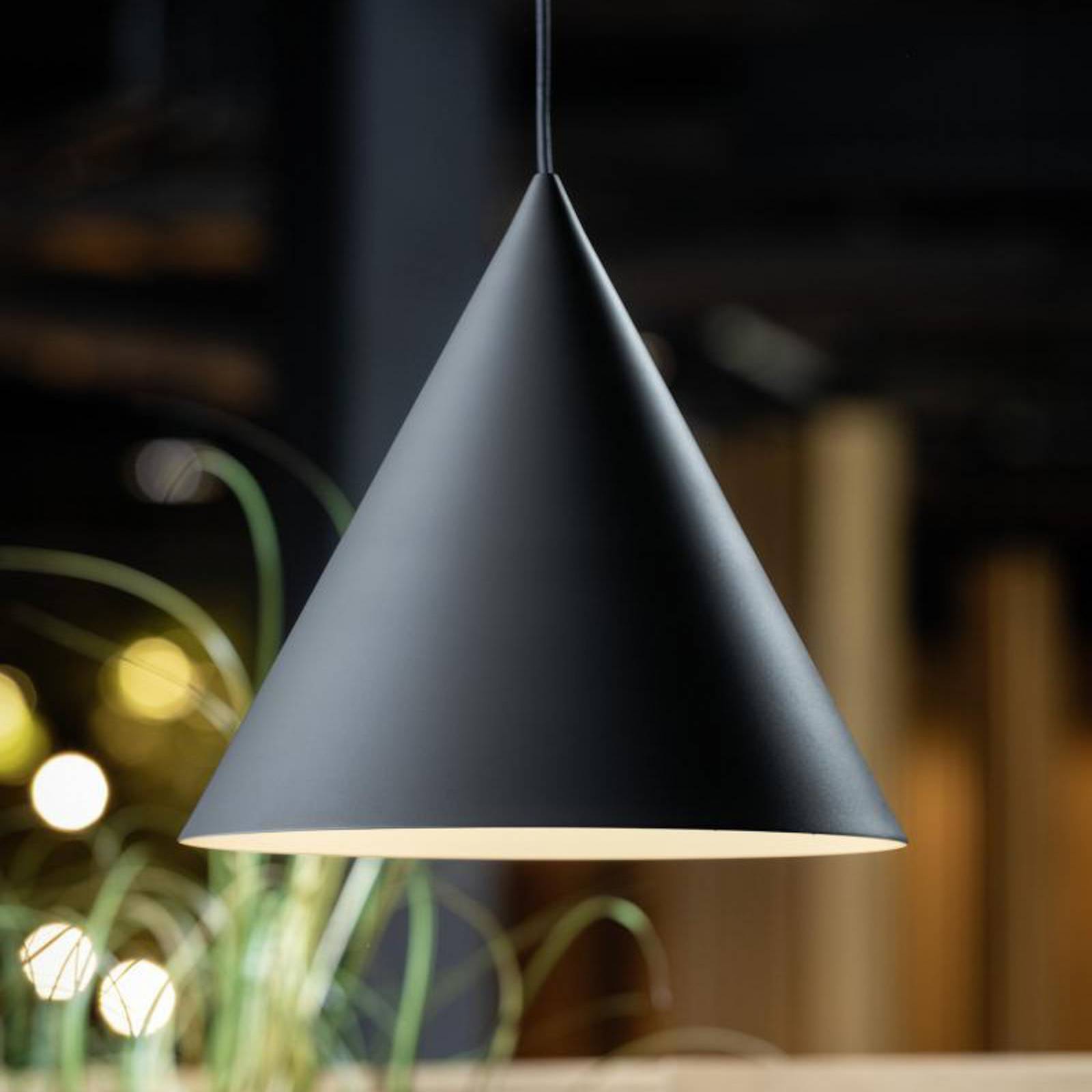 SLV Hänglampa Magico, dimbar, Svart, Vardagsrum / matsal, Aluminium / grå / zink, Modern, Pendellampa