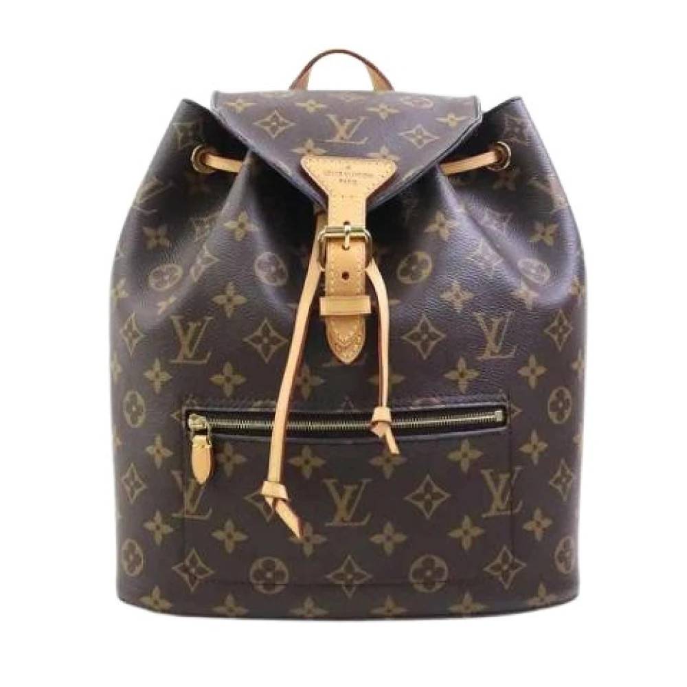 Louis Vuitton Vintage Pre-owned Vintage Canvas Rygsæk - Vintage - Dame - Brun - ONE SIZE -