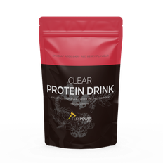 PurePower Clear Protein Drink Røde Bær 400 g - Proteinpulver