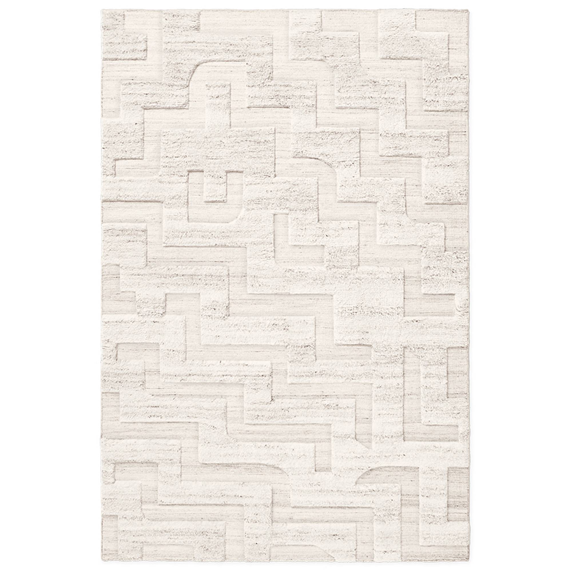 Nordic Knots - Boho - Cream Mix 250 x 350 cm - Mønstrede tæpper - Beige - Uld