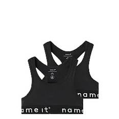 NAME IT Nkfshort Top 2P Noos |Black |146-152
