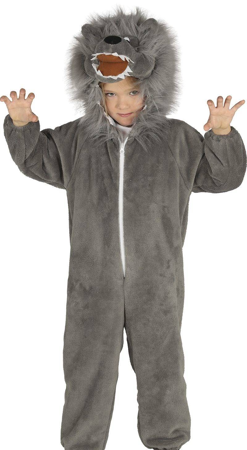 Ulve kostume 7-9 år