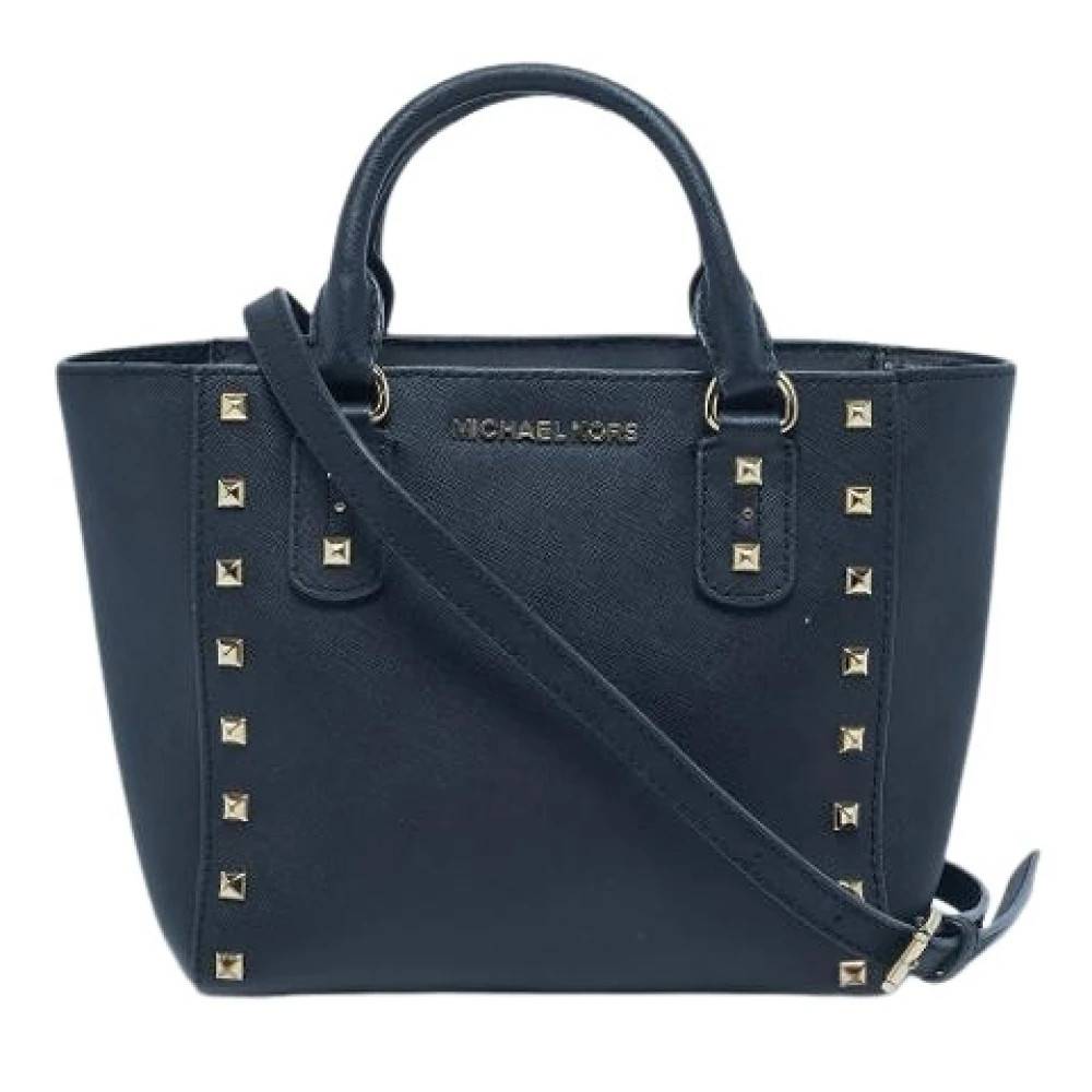 Michael Kors Pre-owned Pre-owned Læder Håndtaske - Vintage - Dame - Sort - ONE SIZE - Læder