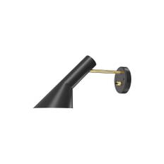 AJ Væglampe, Brass/black