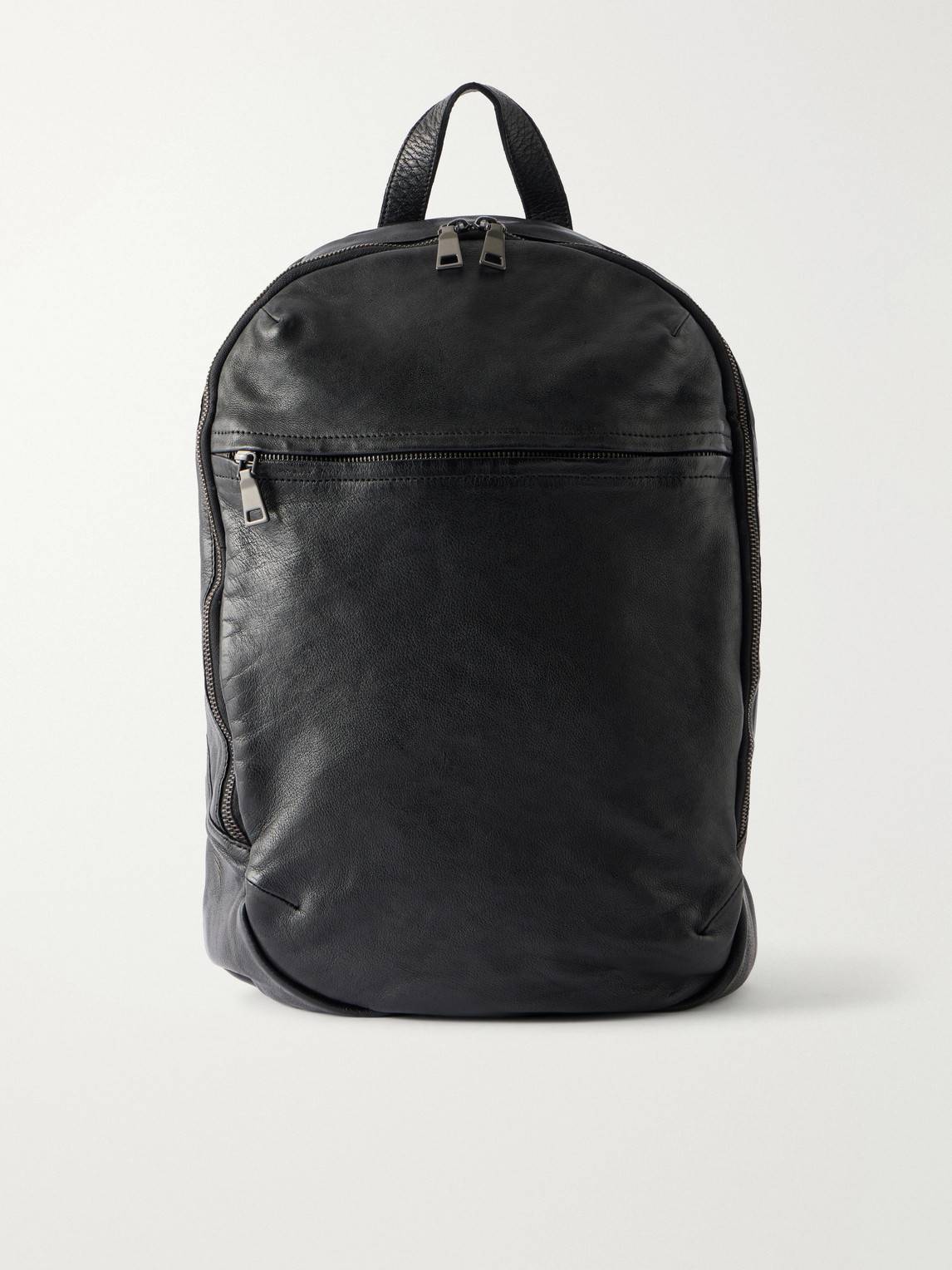 Officine Creative - Recruit/19 Full-Grain Leather Backpack - Men - Black