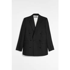 Built Up Double Breasted Blazer - Black / 38