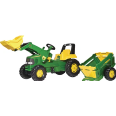 Rolly Toys John Deere Pedaltraktor med frontlæsser og vogn