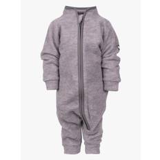 Lindberg Loe Merino Babyoverall, Grey Melange, 92