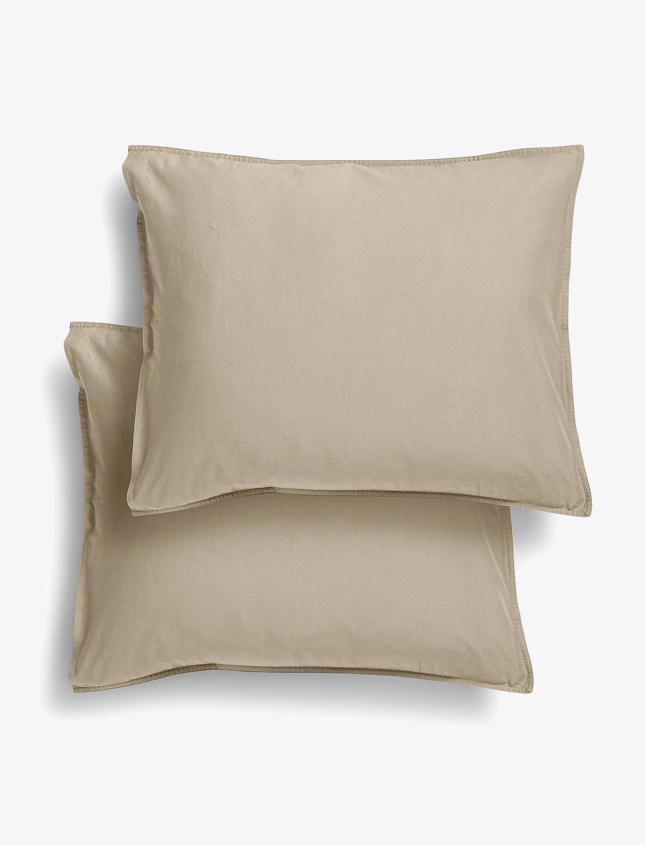Midnatt Pudebetræk, 2-Pak, Hassel - Beige - 65X65CM