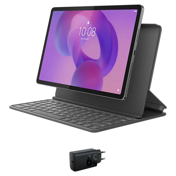 Lenovo Idea Tab 8GB 128GB + Keyboard & Adaptor MediaTek Dimensity 6300-processor 2,40 GHz , Android 15 eller senare, 128 GB UFS 2.2