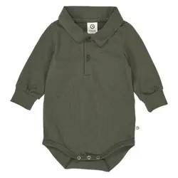 Skjortbody Cozy Me - Deep Green
