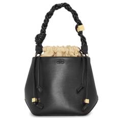 Bou Bucket Leather Bag - Black