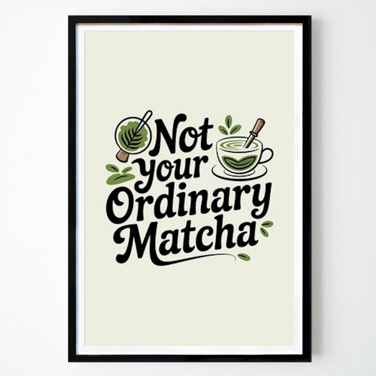Kök Poster: En lekfull tolkning av matcha av Risca Vannia Fitri
