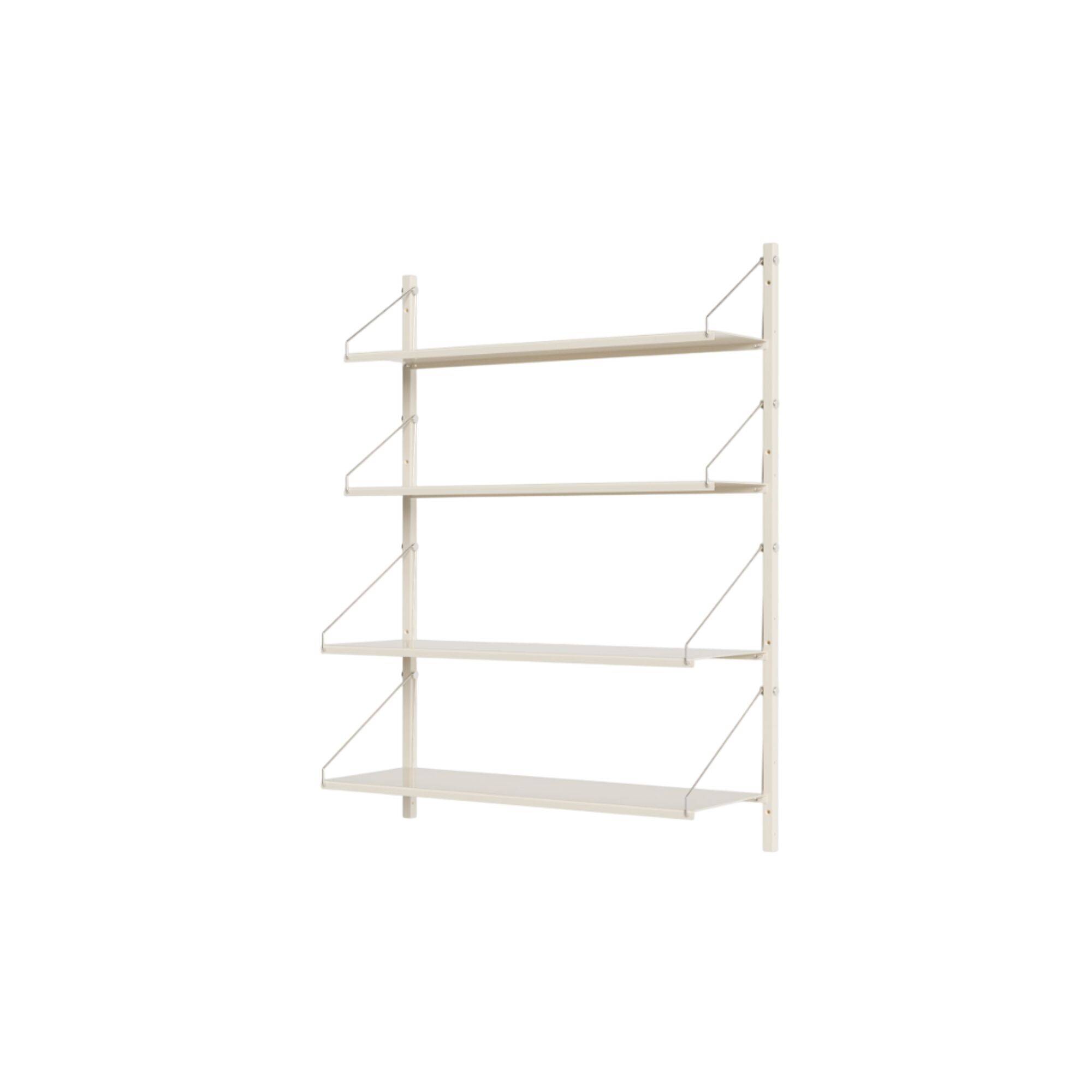 Hylla Bibliotek Enkel Sektionshylla 108,4x80 Varmvit - Varm vit
