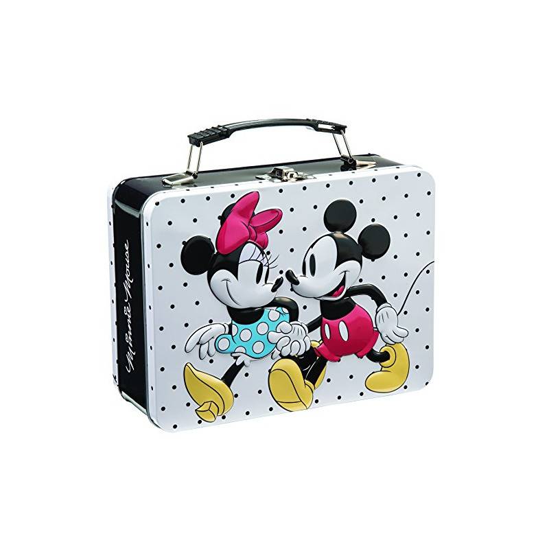 Disney Mickey Mouse and Minnie Mouse Large Tin Tote