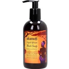 Akamuti Liquid African Black Soap Frankincense & Patchoui - flytande tvål - 250 ml