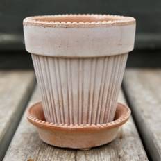 Bergs Potter Simona antik rosa riflet - flere størrelser - Ø 18 cm