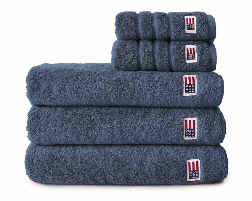 Lexington Icons Original Håndklæde Denim Blå