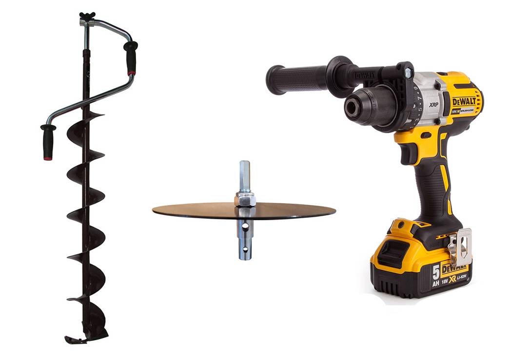 Dewalt DCD991 Skruvdragarpaket med Isborr Isborr Vista RXLH5150 130 mm