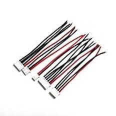 hJNGdU 5 st Lipo Balance laddare kontakt kabel 1S 2S 3S 4S 5S 6S IMAX B6 kompatibel 3239 22Awg 100 mm kabel (1S till 6S MIX)