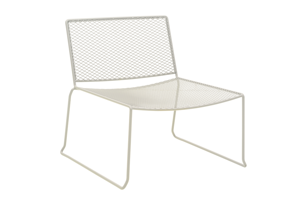 Haru loungefåtölj pearl white