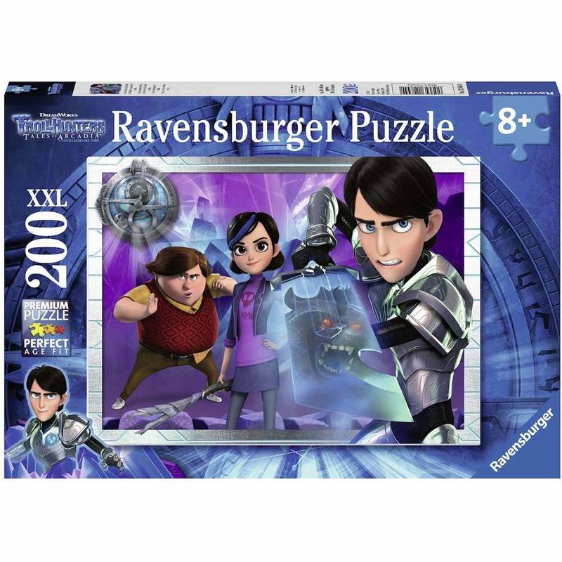 Ravensburger 12844-Jim im Reich der Trolle, 200 Teile Puzzle