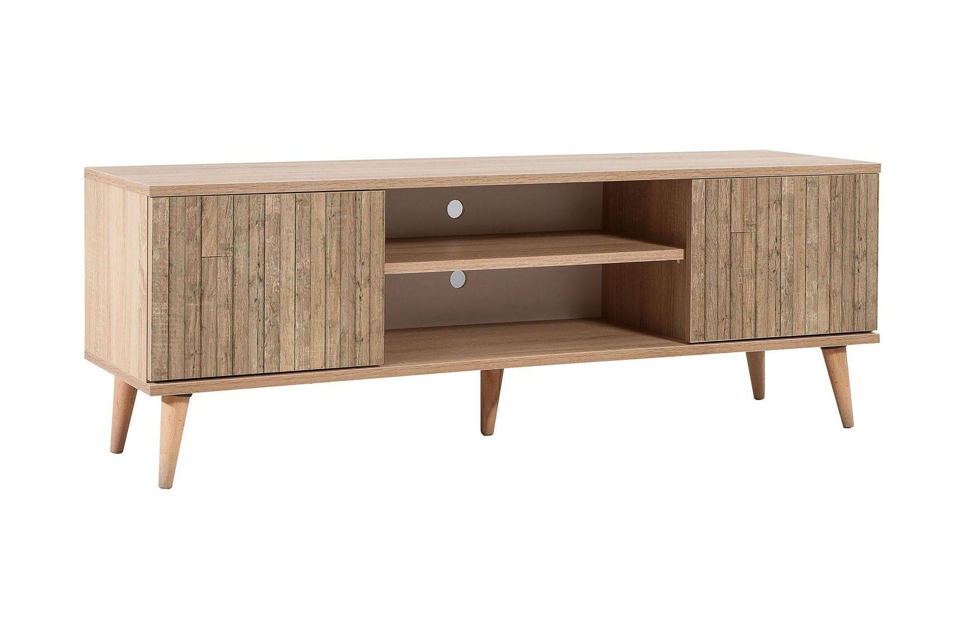 Vellavie Tv-bänk 140 cm Panel - Brun Tv-bänkar