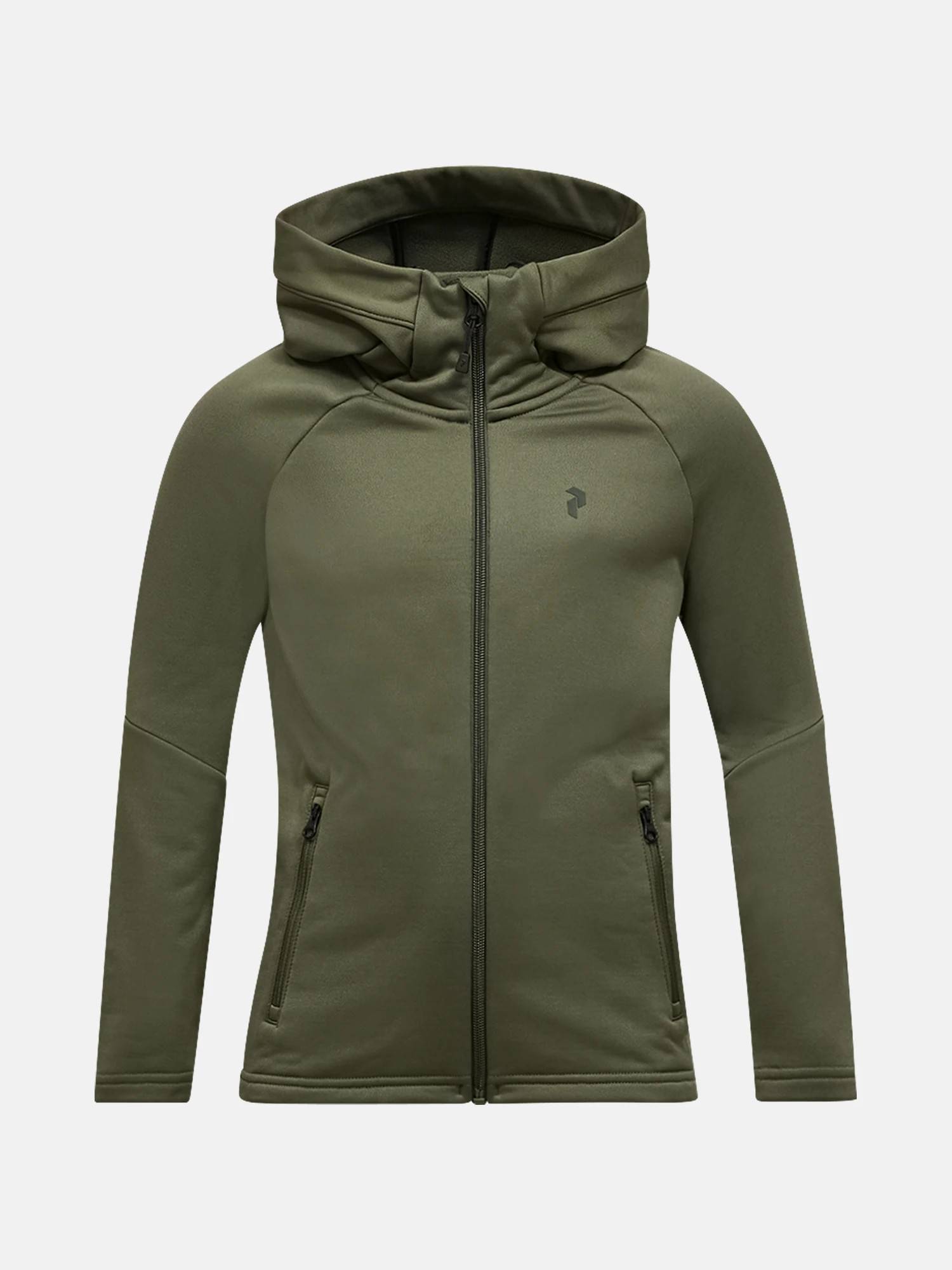 Peak Performance JR Rider Zip Hood Pine Needle 130
