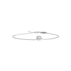 Blomdahl Armband Silver Brilliance Cushion 8 mm, Crystal