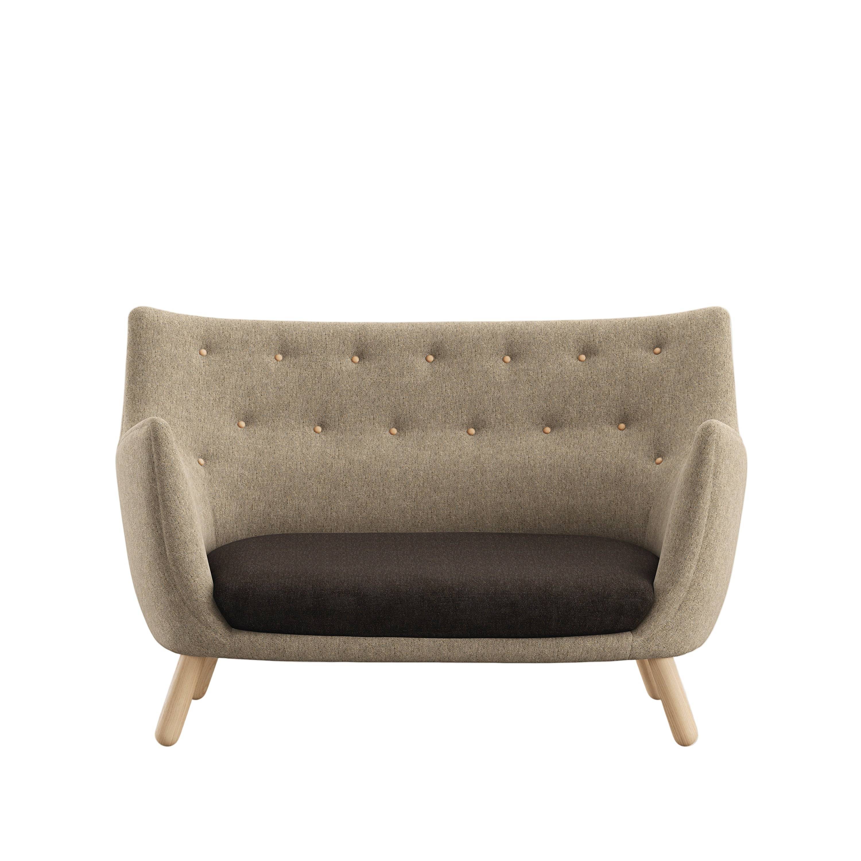 Poet sofa, eg klar olie af Finn Juhl Hallingdal 227 / 376 - Jacobsen Plus