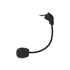 sciuU Boom Mic-mikrofon, kompatibel med Kingston HyperX Cloud-gamingheadset, Cloud II, PS4, XBox, Nintendo Switch, PC-dator, 3,5 mm (brusreducering)
