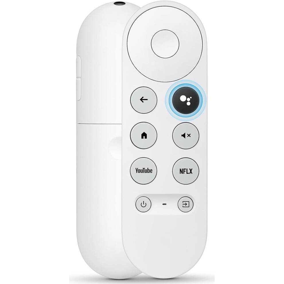 Fjärrkontroll för Google-Chromecast-4K-TV, för Chromecast-Device-med-Google-TV & Google TV Streamer (Only för Snow Google Chromecast)