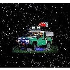 Brick Shine GC Light Kit för Lego® Land Rover Classic Defender 90 10317 (Lego Set ingår inte) (Classic)